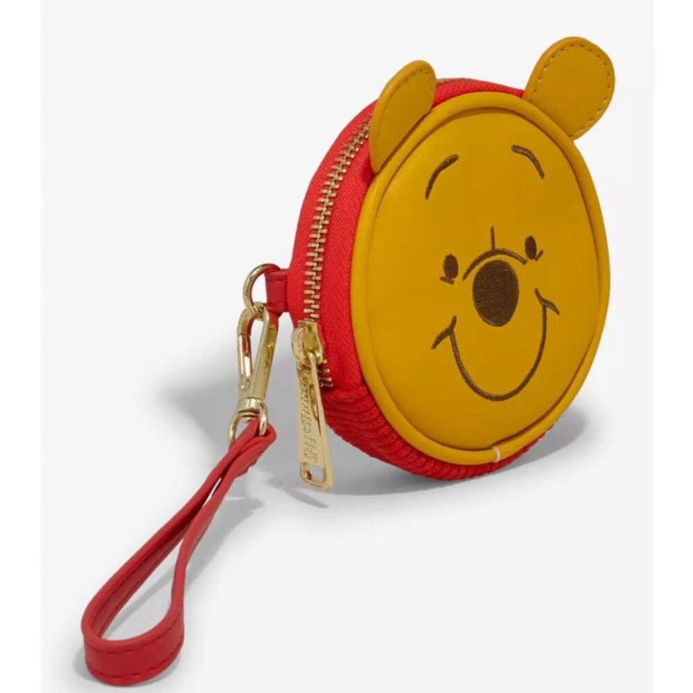 Loungefly Disney Winnie the Pooh Figural Pooh Bear Corduroy Coin Purse NWT - Picture 2 of 8